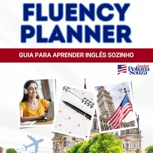 Imagem de capa para o Ebook Fluency Planner - Guia para aprender Inglês sozinho