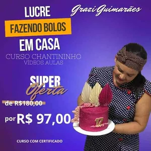 Imagem do curso LUCRE FAZENDO BOLOS EM CASA