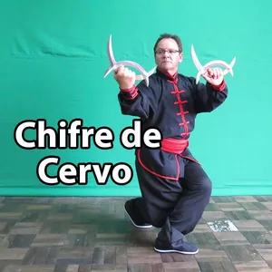 Imagem de capa para o Curso online  Kung Fu Arma- "Faca Chifre de Cervo - Pato Mandarim" -- 魚尾雙刀 - 鴛鴦鉞 Yùh Méih Sēung Dōu / Yúwěi Shuāngdāo