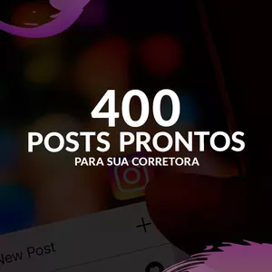 Imagem de capa para o Curso online 400 Posts Prontos para Sua Corretora de Seguros