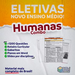 Imagem do curso CIÊNCIAS HUMANAS  - PLANEJAMENTOS E ATIVIDADES - BNCC