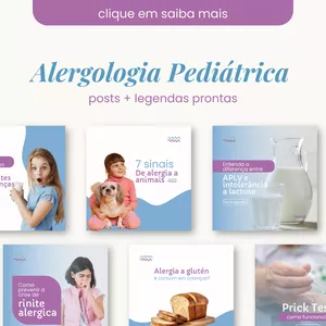 Imagem de capa para o Curso online Pack Premium Alergologia Pediátrica