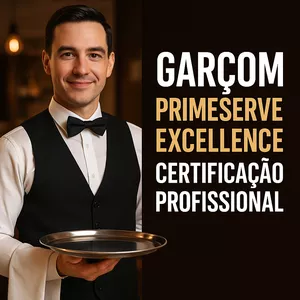 Garçom PrimeServe Excellence – Certificação Profissional 