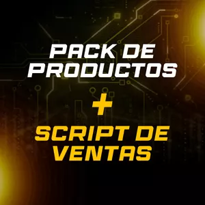 Imagen de portada para Curso online Pack de Productos + Script de Ventas