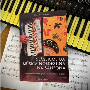 Imagem de capa para o Ebook CLÁSSICOS DA MÚSICA NORDESTINA NA SANFONA (ebook)