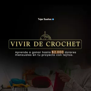 Imagen de portada para Curso online Vivir de Crochet
