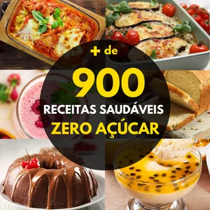 Imagem de capa para o Curso online Receitas Saudáveis ZERO AÇÚCAR