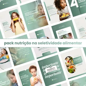 Imagem de PACK CANVA NUTRIÇÃO NA SELETIVIDADE ALIMENTAR criado por TM DIGITAL na hotmart