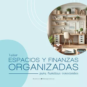Imagen de portada para Curso online Espacios y finanzas organizadas para familias conscientes