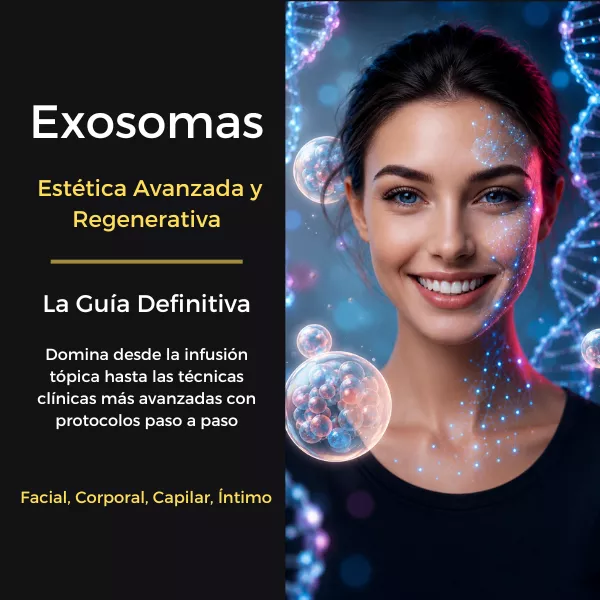 Portada de la guía definitiva de exosomas en estética avanzada y regenerativa