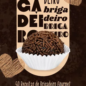 Imagem de capa para o Ebook 50 Receitas de Brigadeiro Gourmet