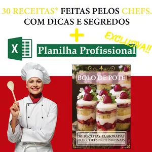 Imagem de capa para o Curso online APOSTILA COM PLANILHA PROFISSIONAL BOLOS DE POTE