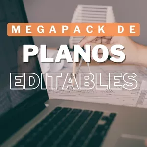 Imagen de portada para Ebook MEGAPACK DE 1 MIL PLANOS EDITABLES