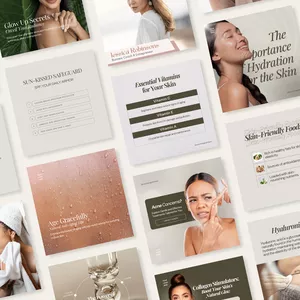 Cover image for Online course Minimalist &amp; Elegant Aesthetic Canva Pack