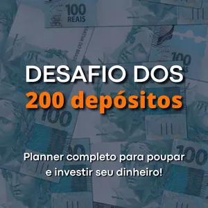 Imagem de capa para o Ebook Desafio dos 200 depósitos