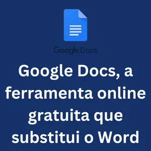 Imagem de capa para o Curso online Google Docs: Como usar o word online e totalmente grátis!