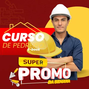 Imagem de capa para o Ebook Curso Básico De pedreiro