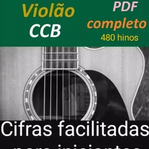 Imagem de capa para o Ebook HINÁRIO DE VIOLÃO CIFRADO FACILITADO 