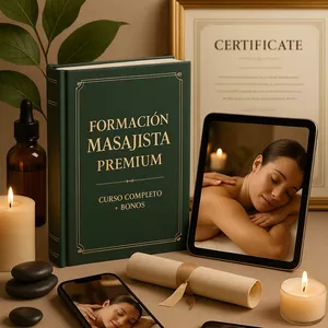Imagen de portada para Ebook Formación Masajista Premium