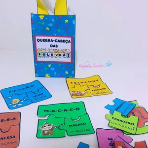 Imagem de capa para o Ebook QUEBRA-CABEÇA DAS PALAVRAS