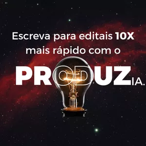 Imagem de capa para o Curso online PRODUZ IA. Escreva projetos 10x mais rápido e eficiente com a Inteligência Artificial
