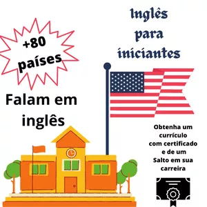 Imagem de capa para o Ebook inglês para iniciantes 