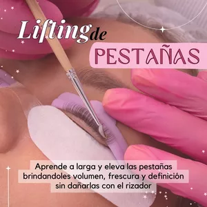 Imagen de portada para Curso online LIFTING DE PESTAÑAS