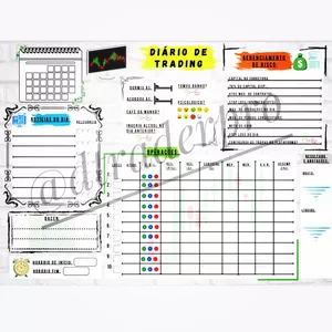 Imagem de capa para o Ebook Diário de Trading
