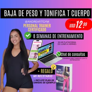 Imagen de portada para Curso online Baja de Peso en casa con AndreafitGYM