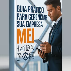 Imagem de capa para o Ebook Guia pratico para gerenciar sua empresa MEI