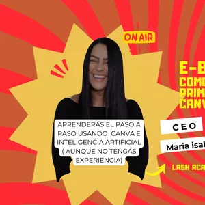 Imagen de portada para Ebook E-BOOK CREA TU PRIMER CURSO CON CANVA Y CON IA