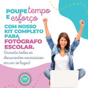 Imagem de capa para o Ebook Kit completo para Fotógrafo Escolar: Documentos indispensáveis para fotógrafos escolares
