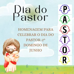Imagem de capa para o Ebook JOGRAL + VISUAL PARA O DIA DO PASTOR - 2º DOMINGO DE JUNHO