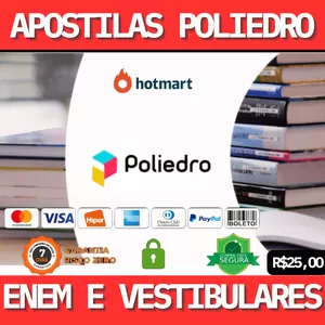 Imagem do curso Apostilas – Poliedro - Enem e Vestibulares ©Com Direitos de Revenda 