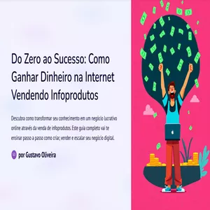 Imagem de capa para o Ebook Como ganhar dinheiro na Internet vendendo Infoprodutos
