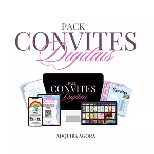 Imagem de capa para o Curso online CONVITES DIGITAIS + MOCKUPS DE DIVULGAÇÃO