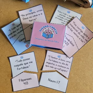 Imagem de capa para o Ebook Quebra-Cabeça Correspondência dos Versículos Bíblicos