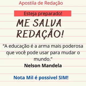 Imagem do curso Me Salva Redação !