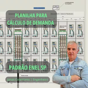 PLANILHA PARA CÁLCULO DE DEMANDA RESIDENCIAL COLETIVO E INDIVIDUAL ENEL SÃO PAULO