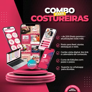 Imagem do curso Combo para Costureiras