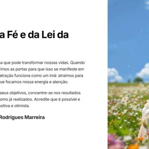 Imagem do curso O Poder da Fé e da lei da Atração 