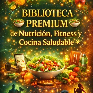 Imagen de portada para Curso online 🥗 Biblioteca Premium de Nutrición, Fitness y Cocina Saludable 🥗