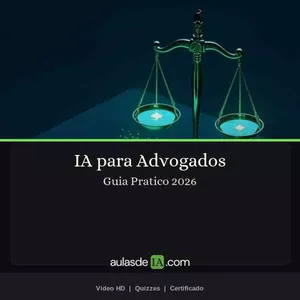 Imagem de capa para o Curso online IA para Advogados: Guia Pratico 2026 -- Curso em Portugues