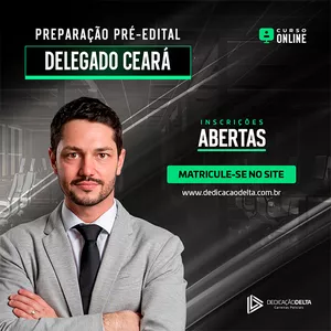 Imagem de capa para o Curso online PREPARAÇÃO PRÉ-EDITAL DELEGADO CEARÁ