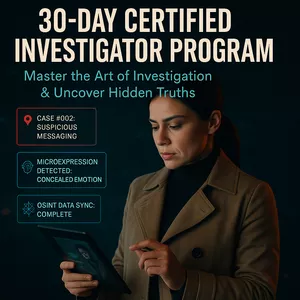 Cover image for Online course Digital Detective Academy: The 30-Day Certified 