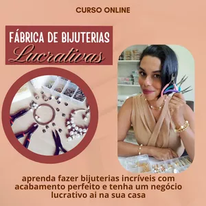 Imagem de capa para o Curso online Fábrica de Bijuterias