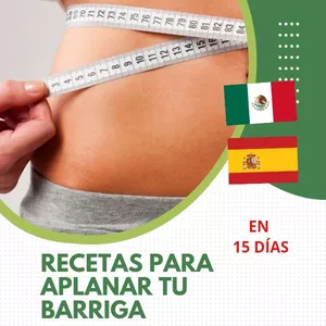 Imagen de portada para Ebook 10 Recetas para aplanar tu barriga 