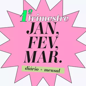 Imagem de capa para o Ebook Planner TDAH Diário + Mensal 2024 (1º trimestre)