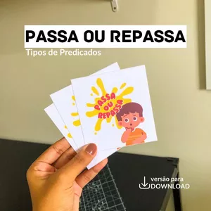 Imagem de capa para o Ebook Passa ou Repassa dos Predicados