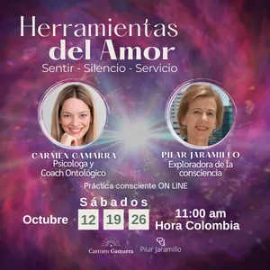 Imagen de portada para Curso online Herramientas del Amor: Sentir - Silencio - Servicio